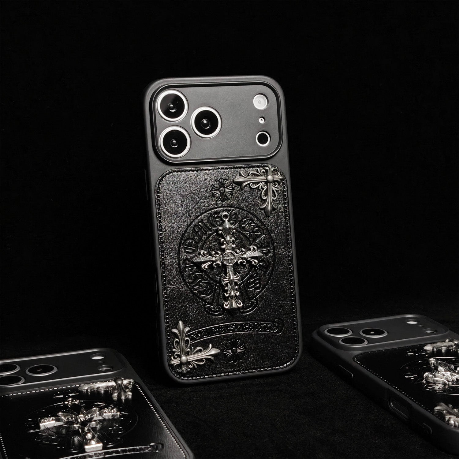 CR HEART CROSS EMBOSSED