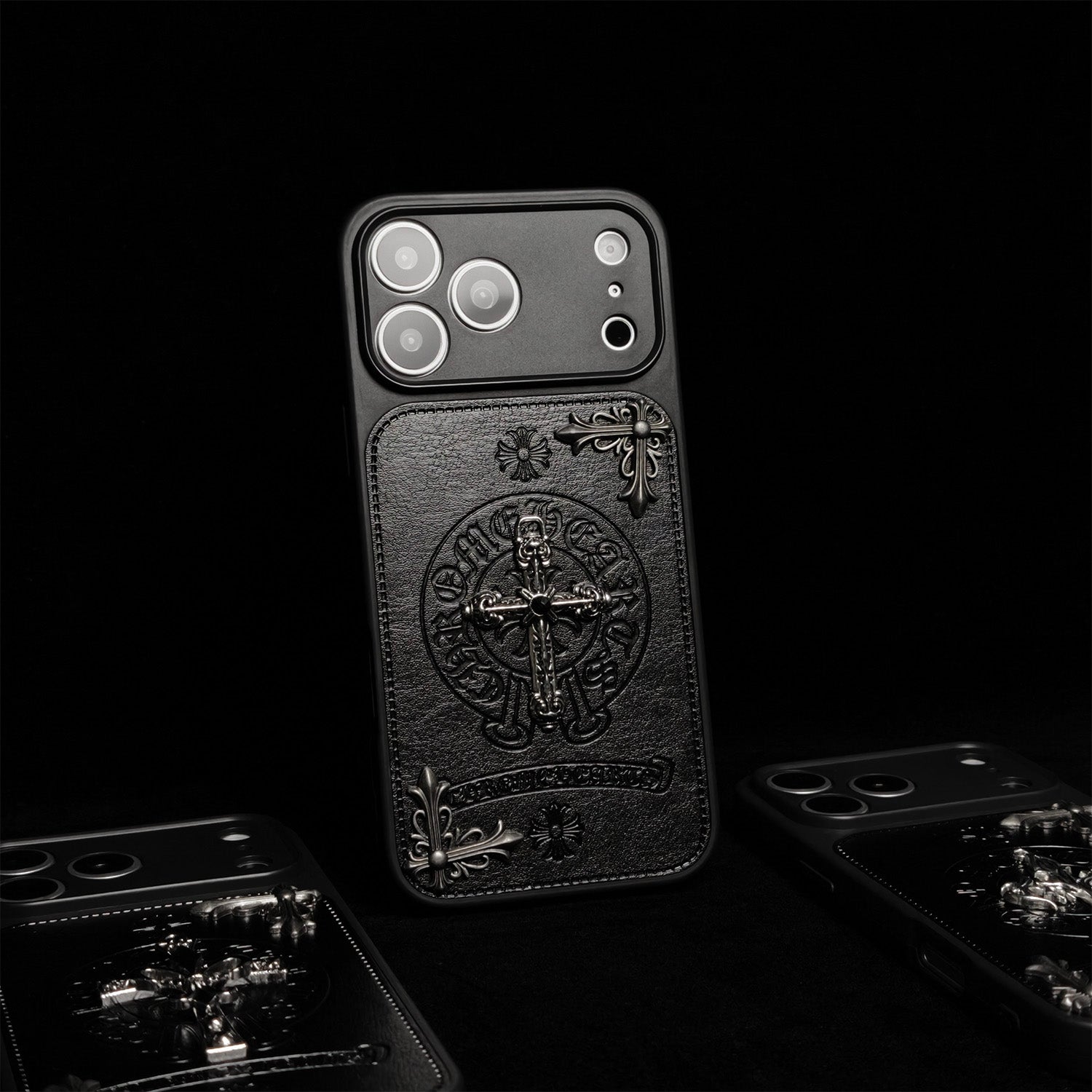 CR HEART CROSS EMBOSSED