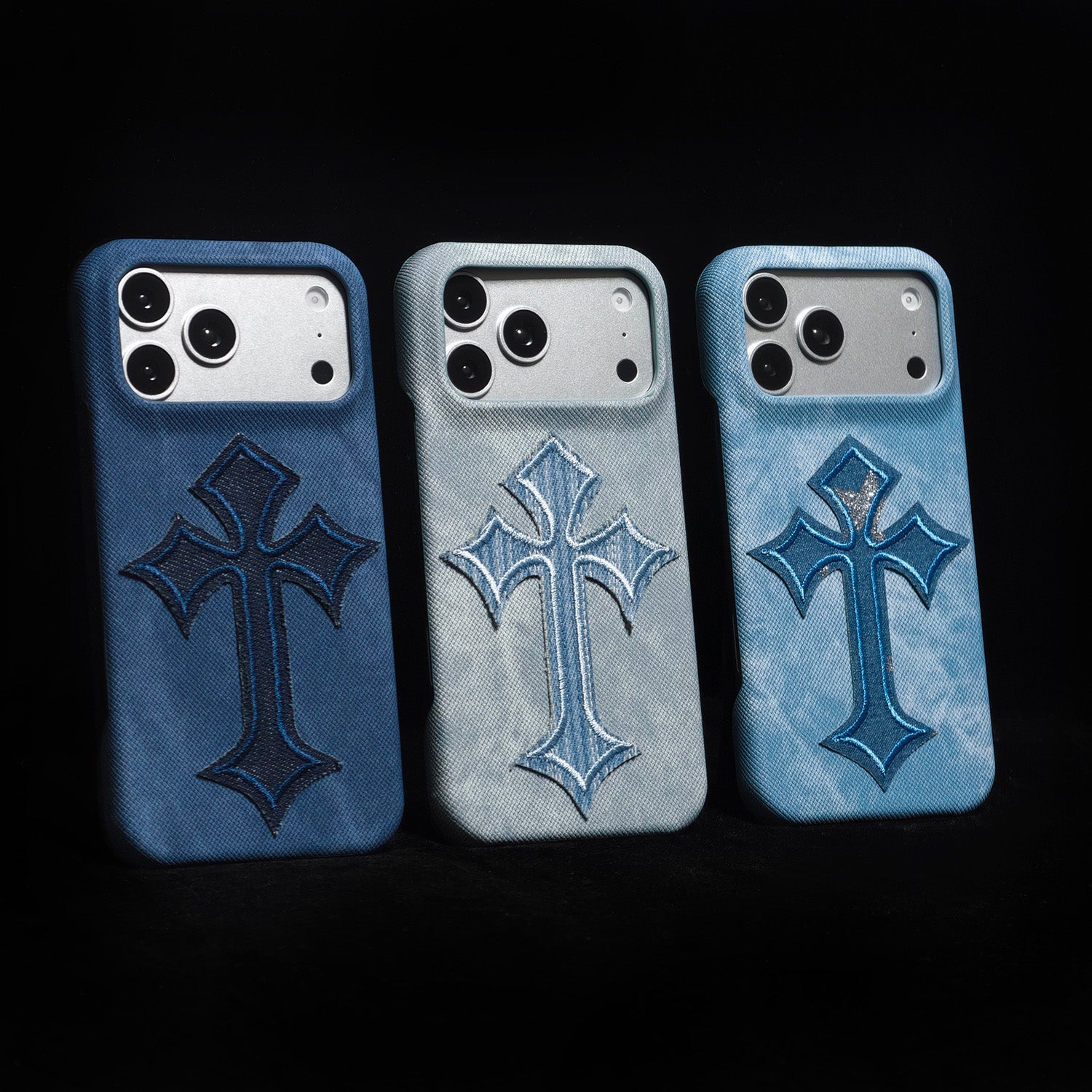 CR HEART CROSS DENIM