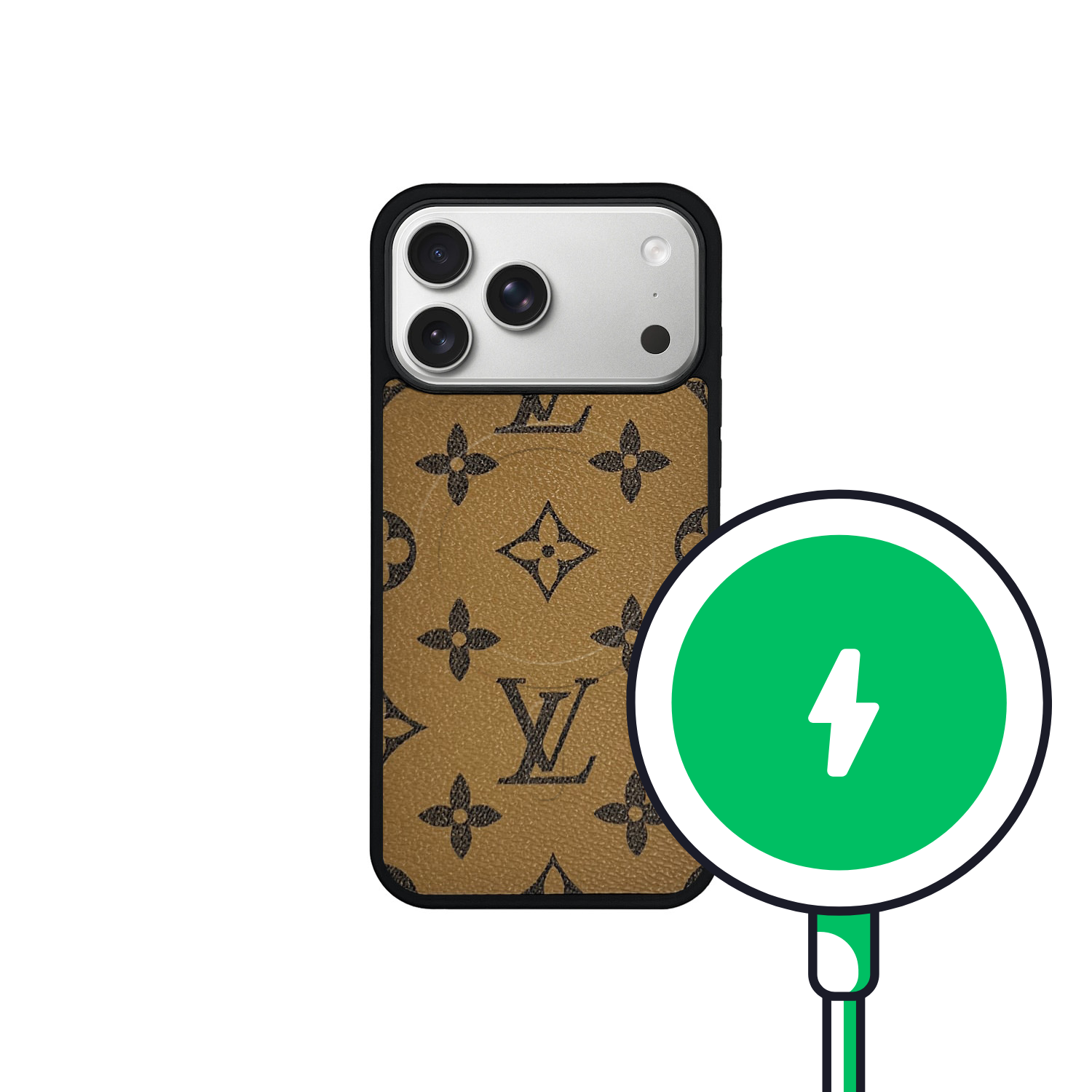 MAGSAFE L LOGO LIGHT BROWN