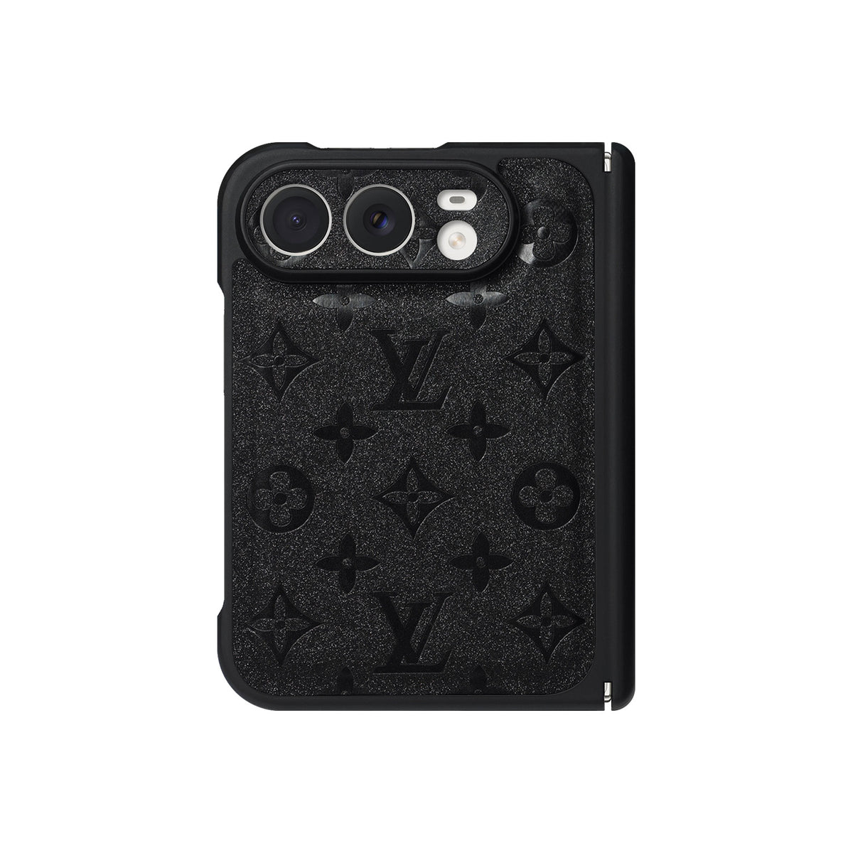 L EMBOSSED ONE-PIECE BLACK