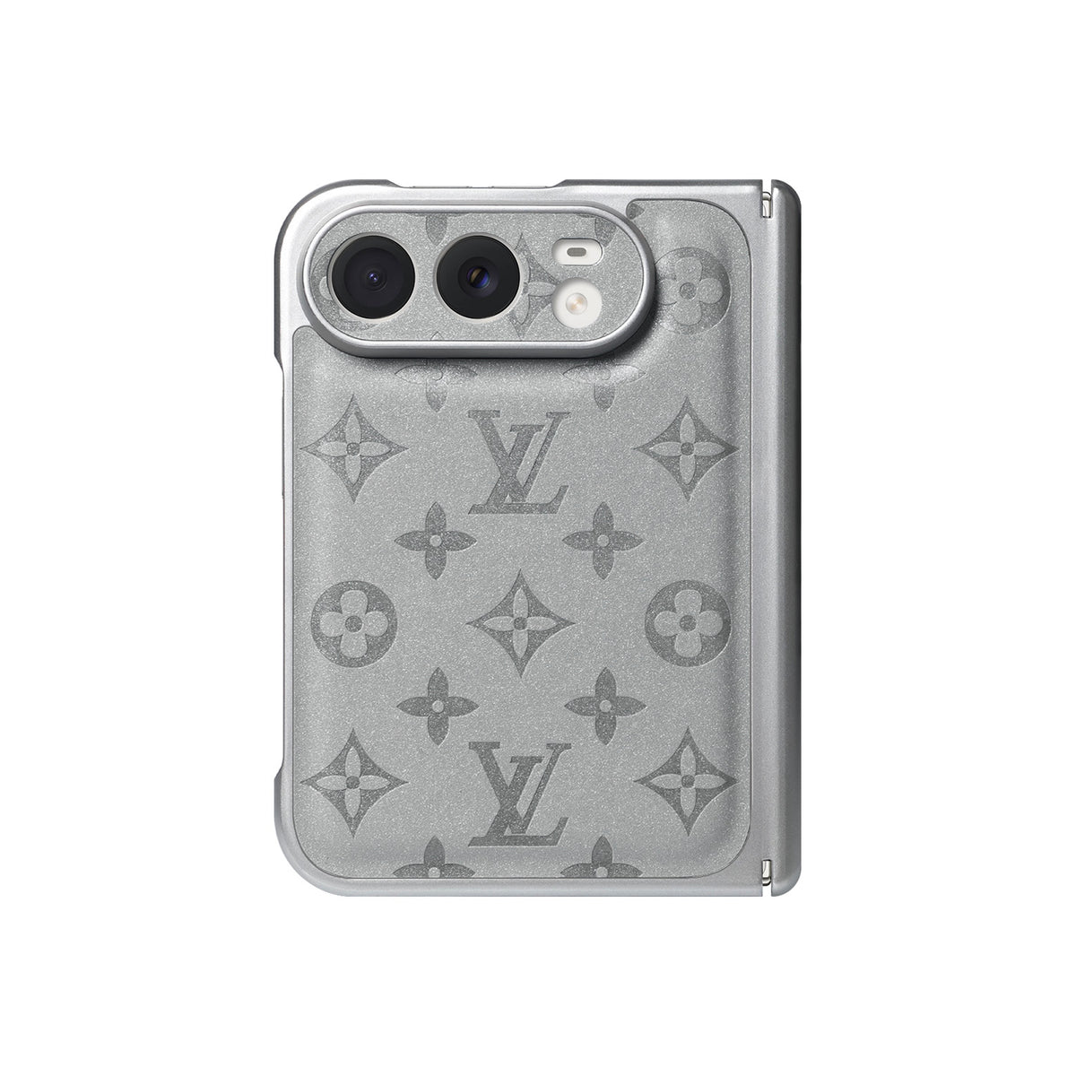 L EMBOSSED ONE-PIECE SILVER
