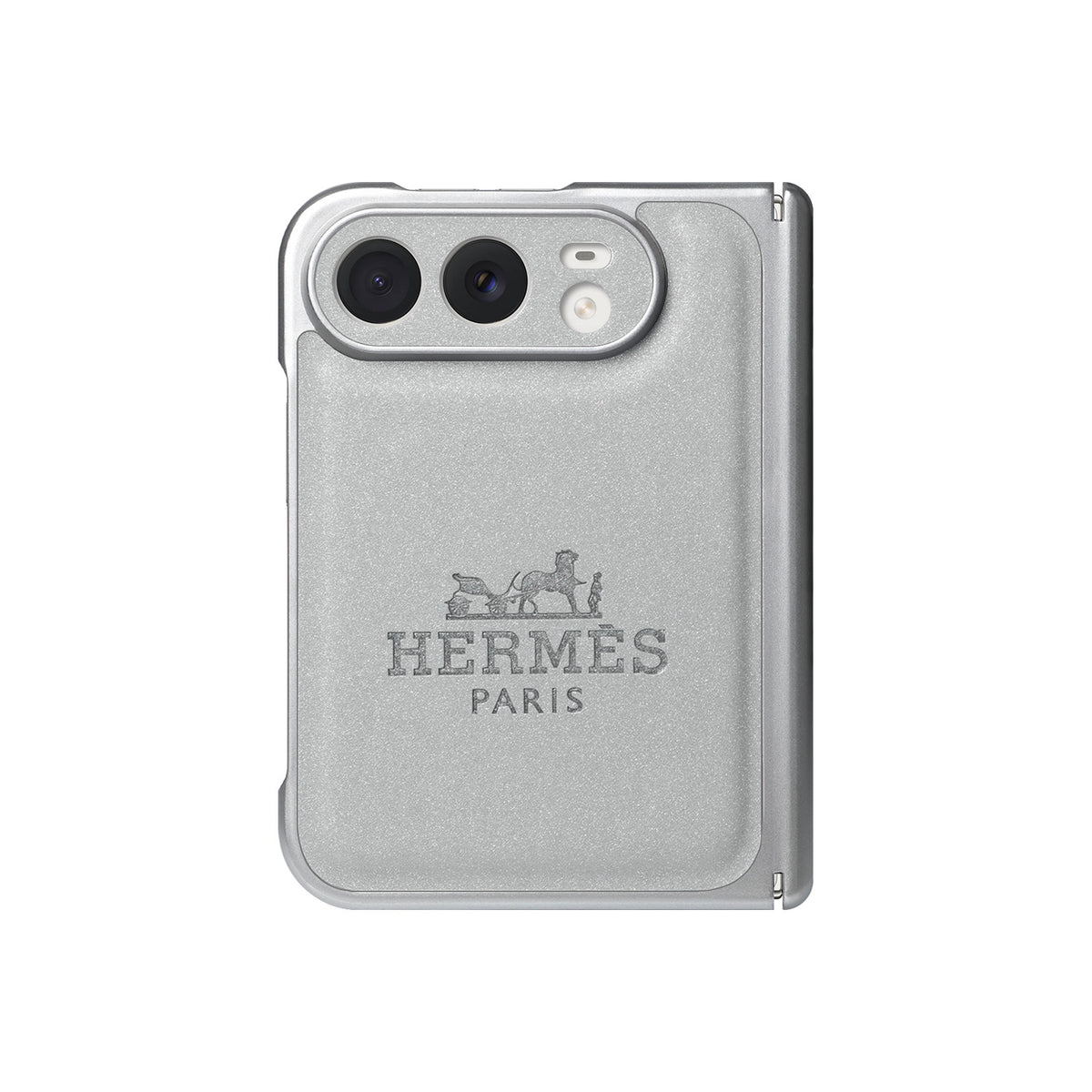 HRMS EMBOSSED ONE-PIECE SILVER