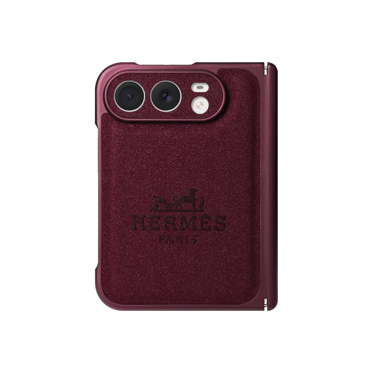HRMS EMBOSSED ONE-PIECE BURGUNDY
