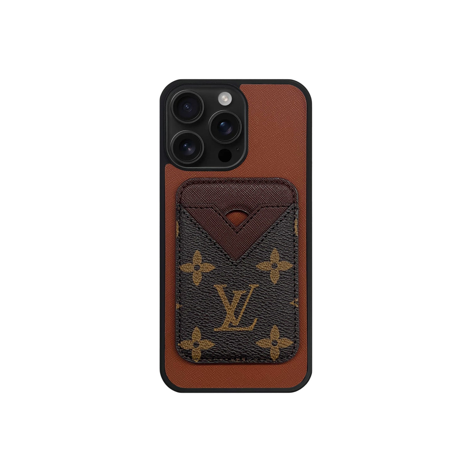 MAGSAFE CARDHOLDER L BROWN MONOGRAM