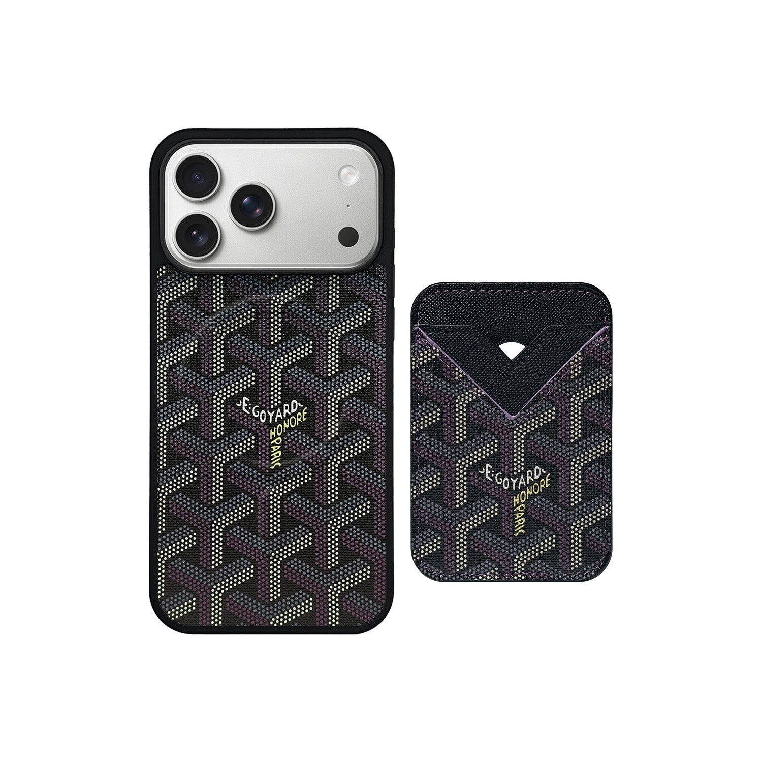 SET MAGSAFE CARDHOLDER GYD BLACK