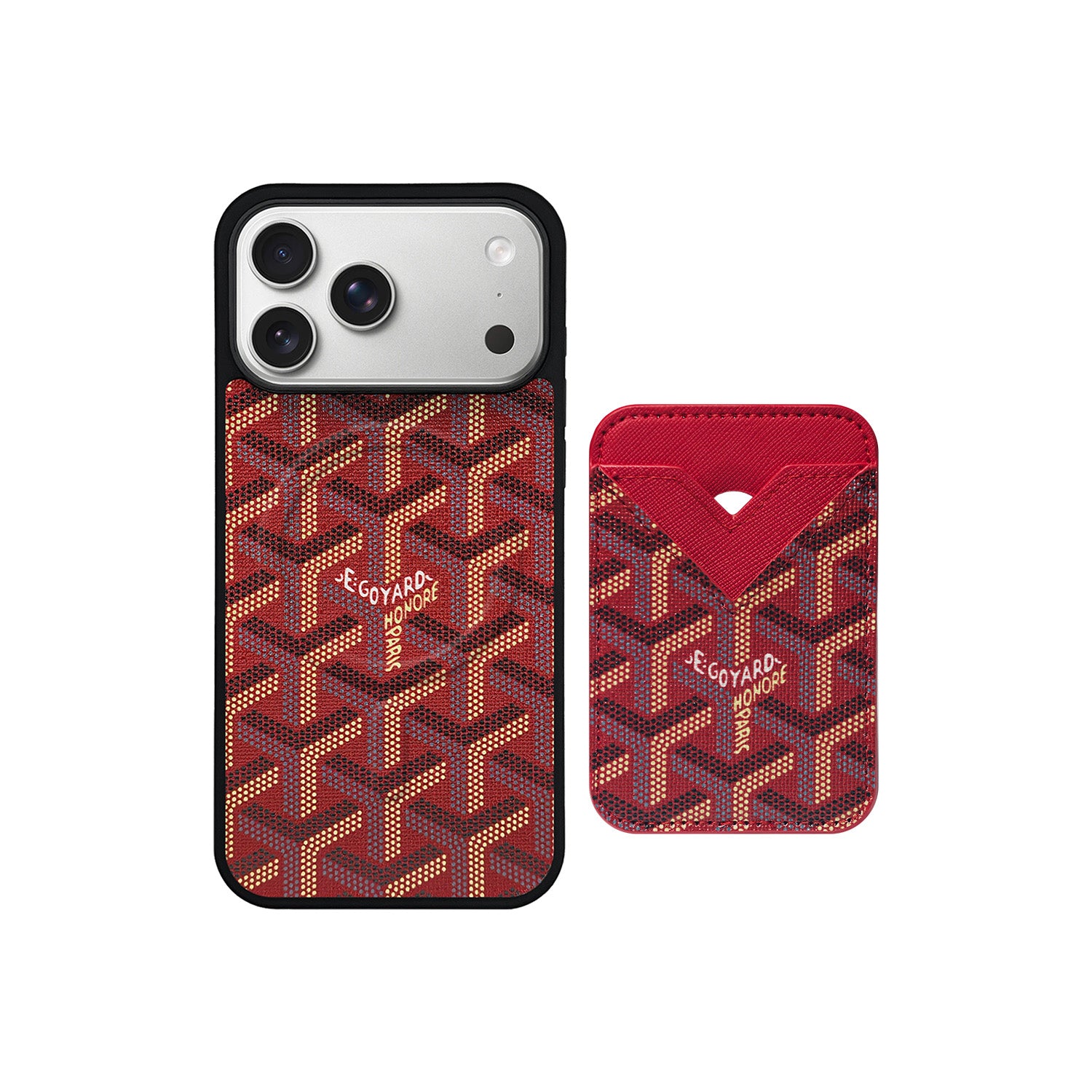 SET MAGSAFE CARDHOLDER GYD RED