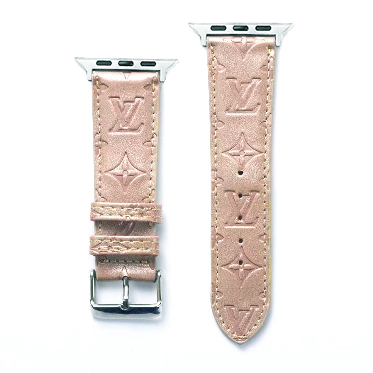 L LEATHER ROSE GOLD