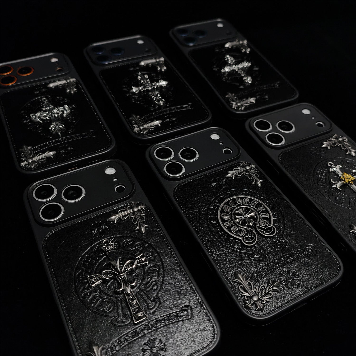 CR HEART CROSS EMBOSSED