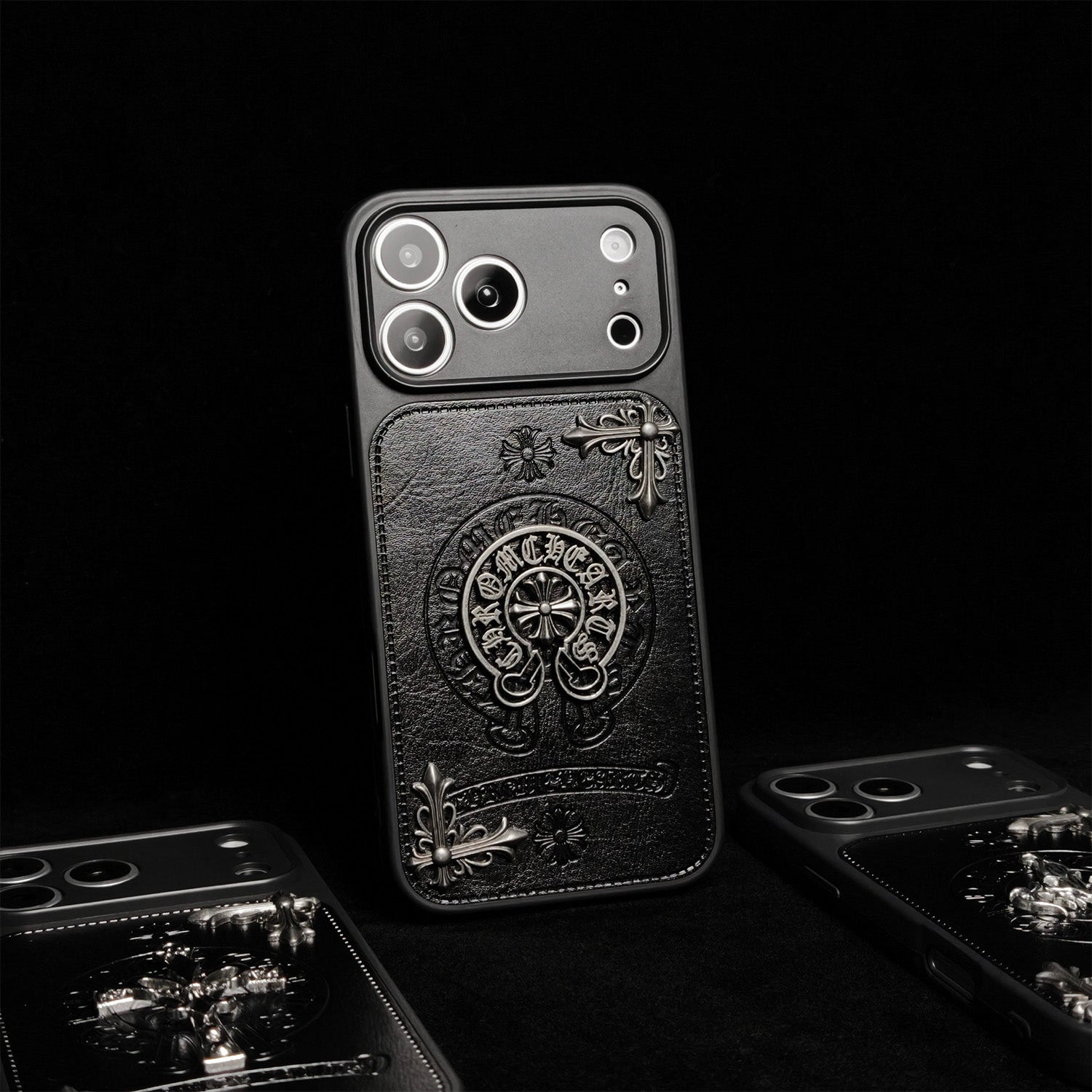 CR HEART CROSS EMBOSSED