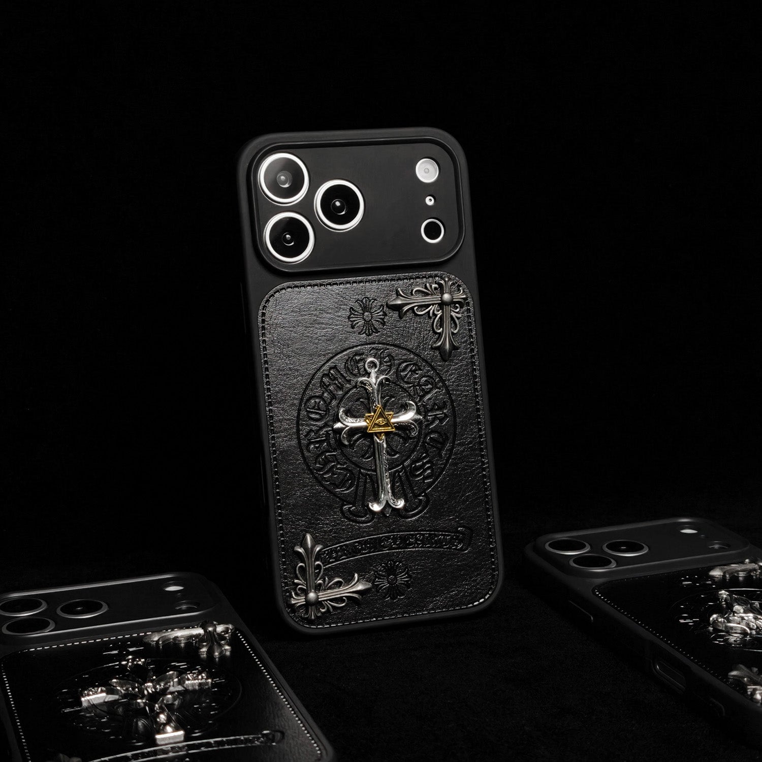 CR HEART CROSS EMBOSSED