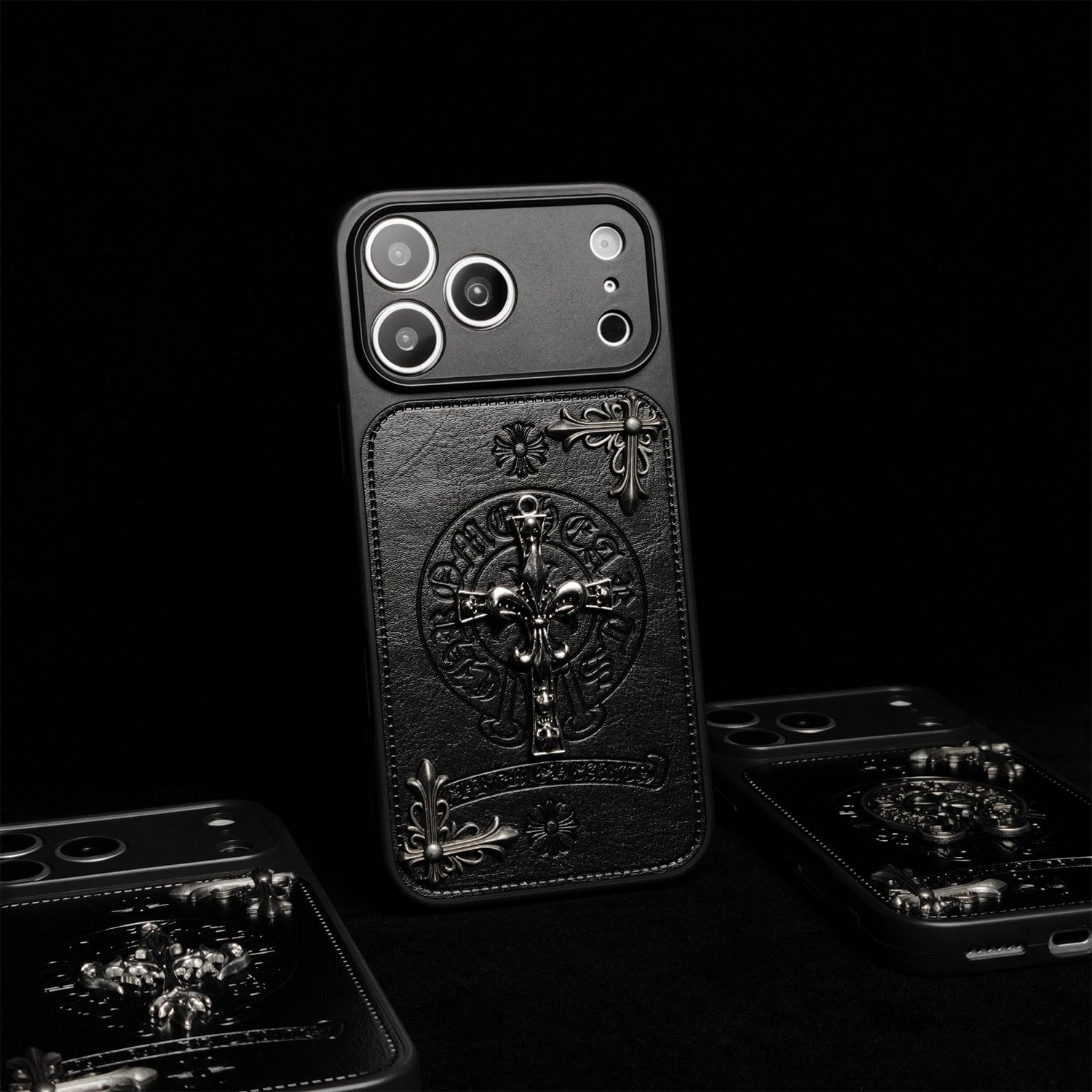 CR HEART CROSS EMBOSSED