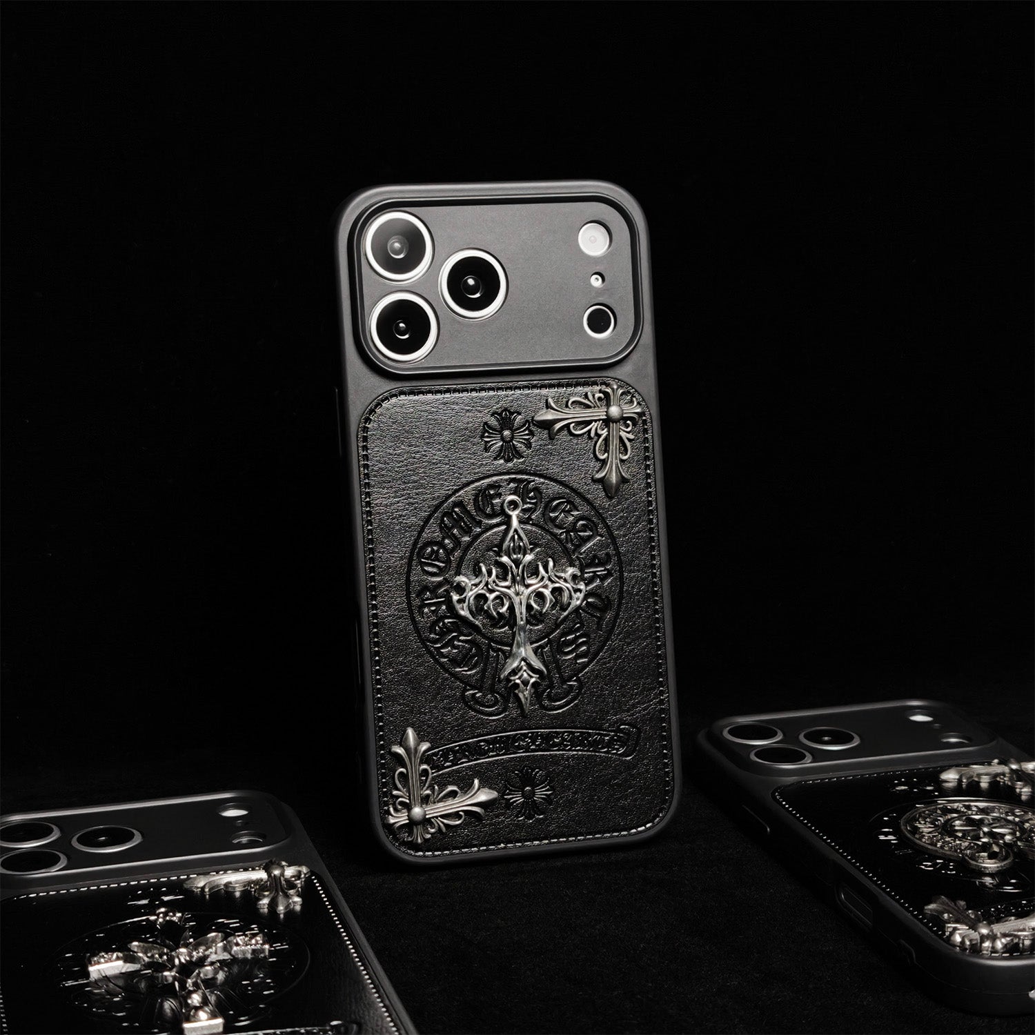 CR HEART CROSS EMBOSSED