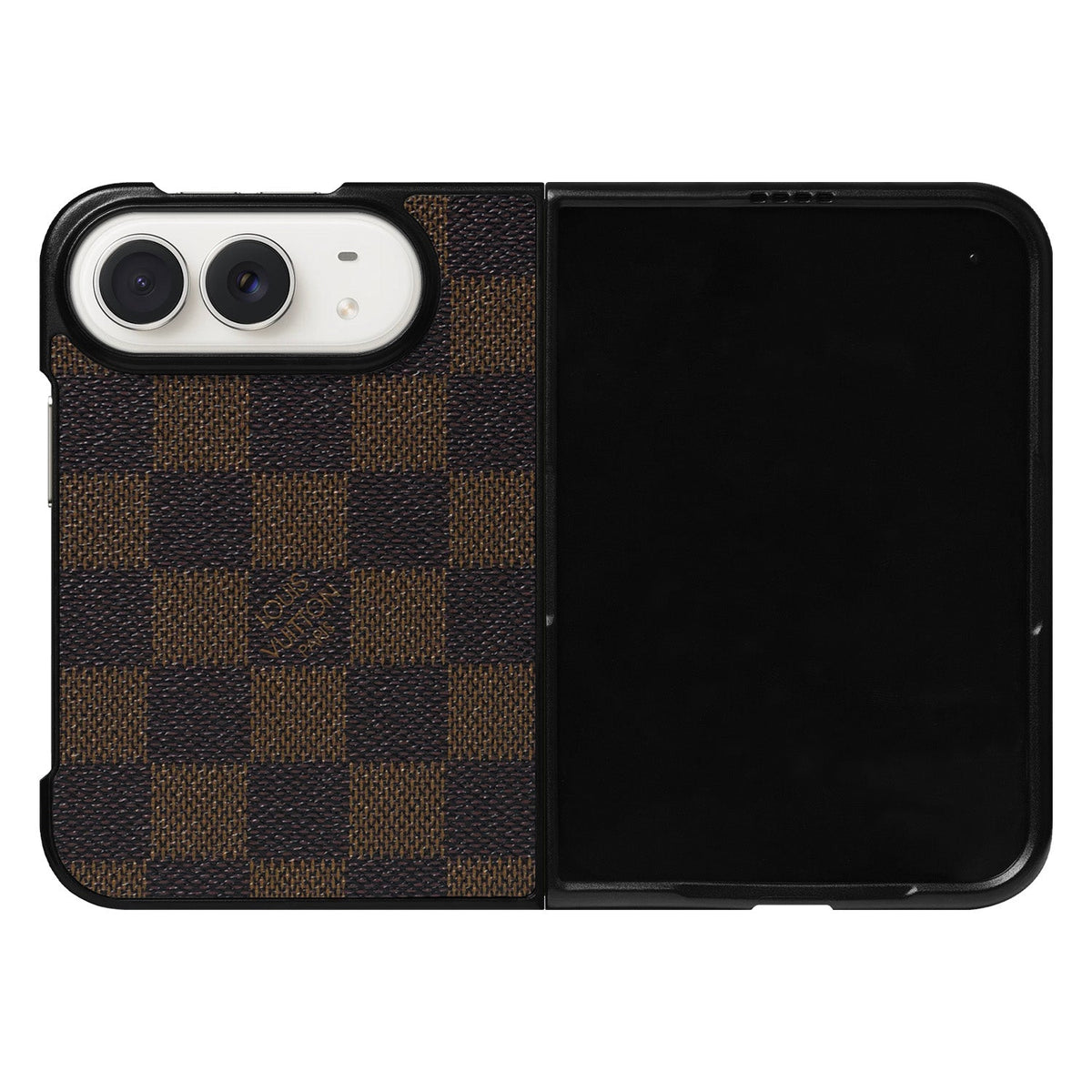 L CHESSBOARD BROWN