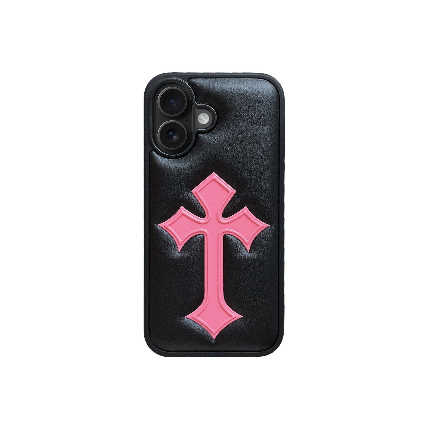 CR HEART LEATHER PINK