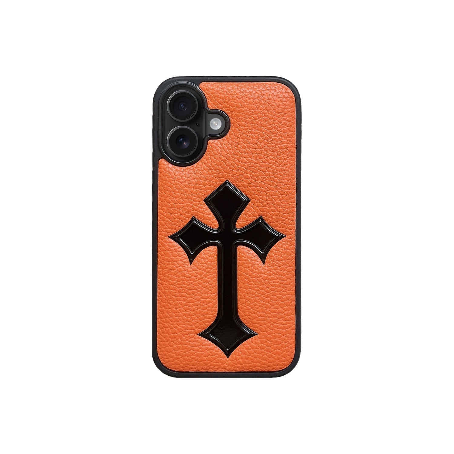 CR HEART LEATHER ORANGE