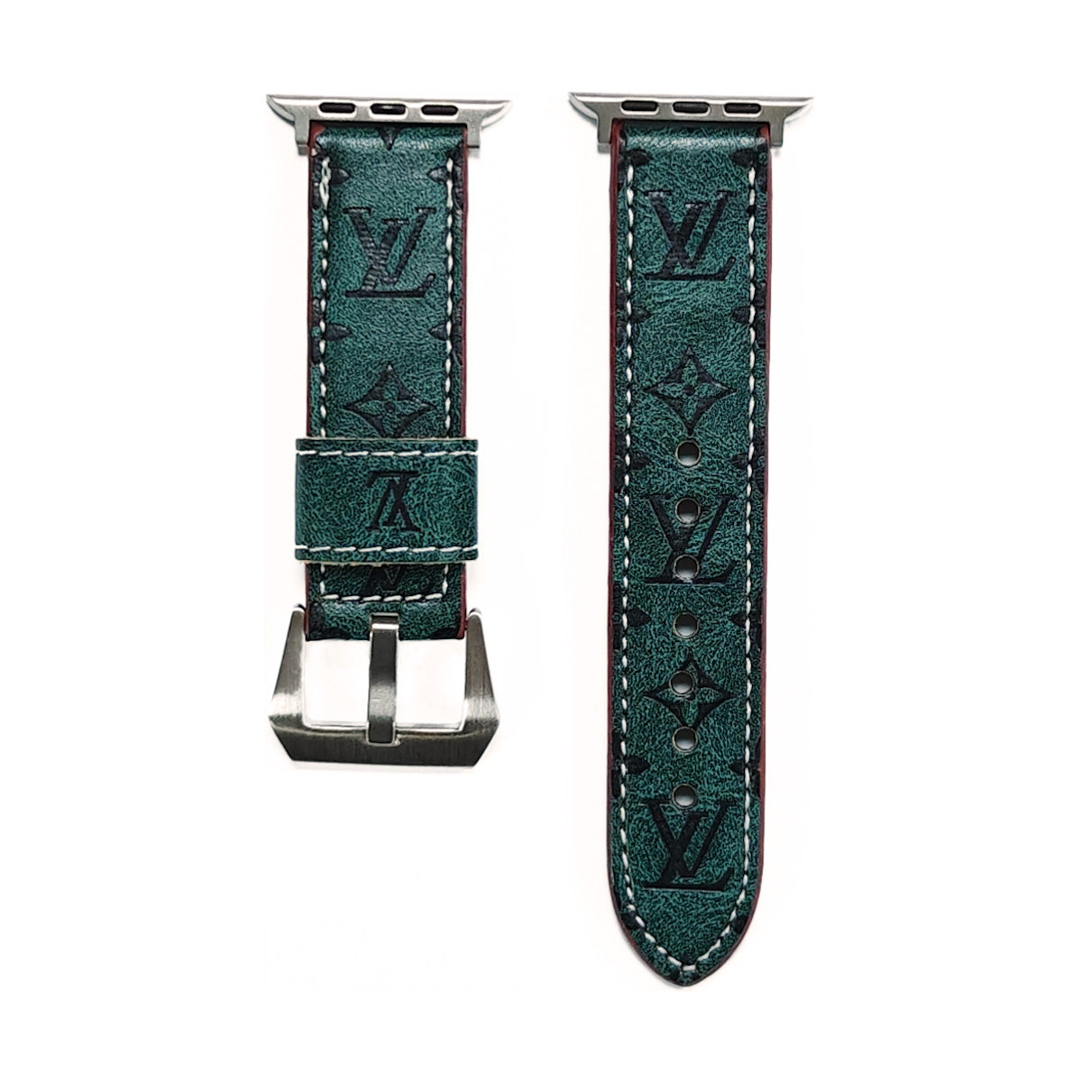 L LEATHER DARK GREEN