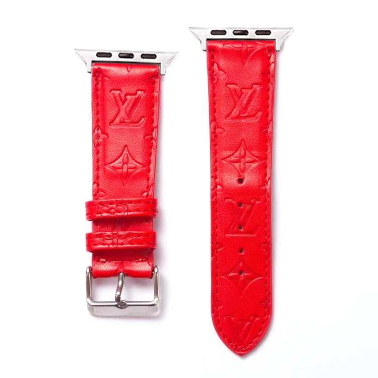 L LEATHER RED