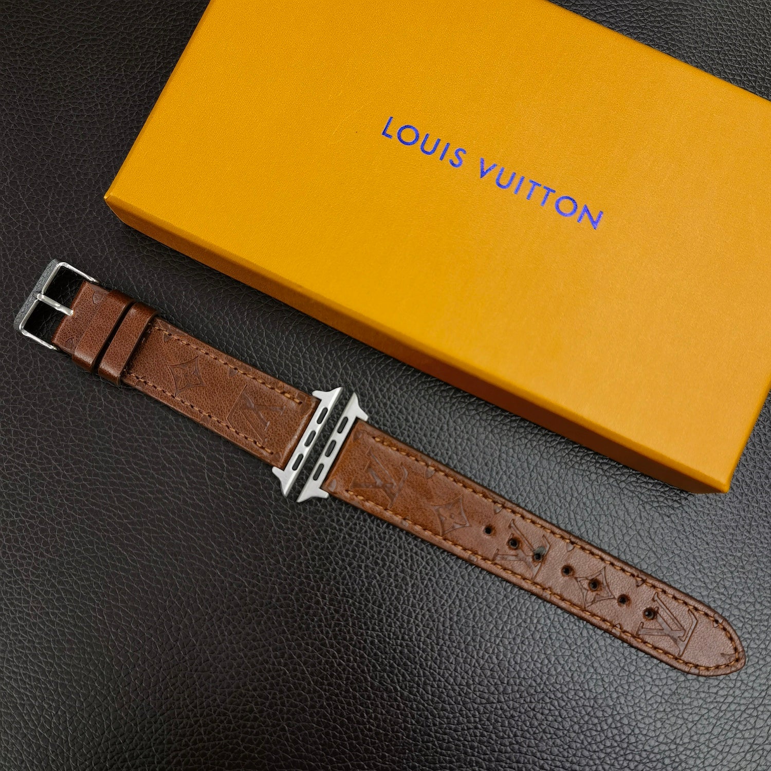 L LEATHER BROWN