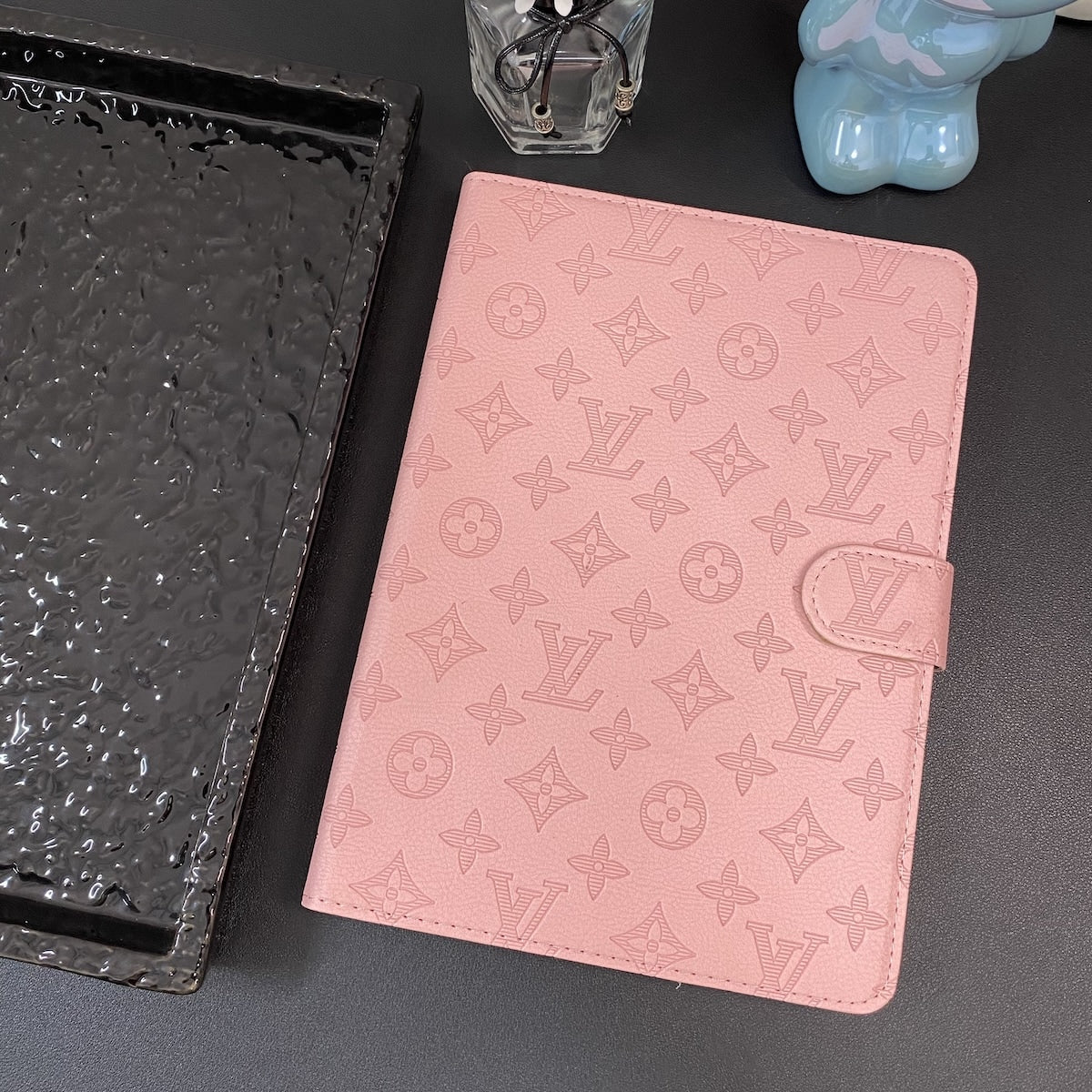 L EMBOSSING PINK IPADCASES